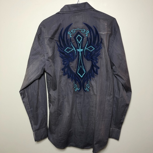 Lammles Cowboy Collection Button Down - Picture 8 of 9